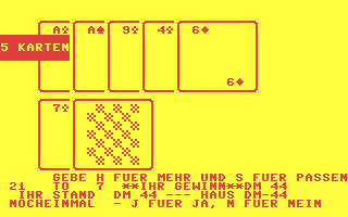 C64 GameBase Black_Jack Ing._W._Hofacker_GmbH 1984