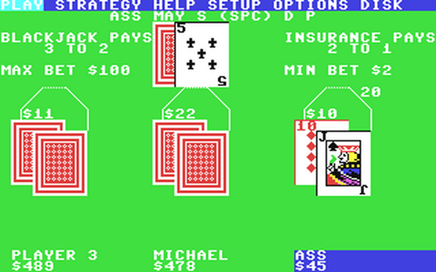 C64 GameBase BlackJack_Academy Microillusions 1987
