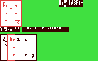 C64 GameBase Blackjack 1982