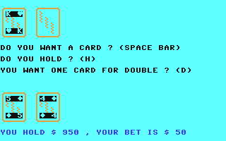 C64 GameBase Blackjack ShareData,_Inc./Green_Valley_Publishing,_Inc. 1985