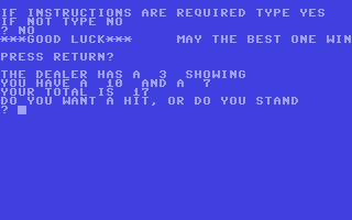 C64 GameBase Blackjack Tab_Books,_Inc. 1978