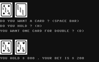 C64 GameBase Blackjack