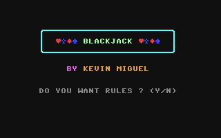 C64 GameBase Blackjack