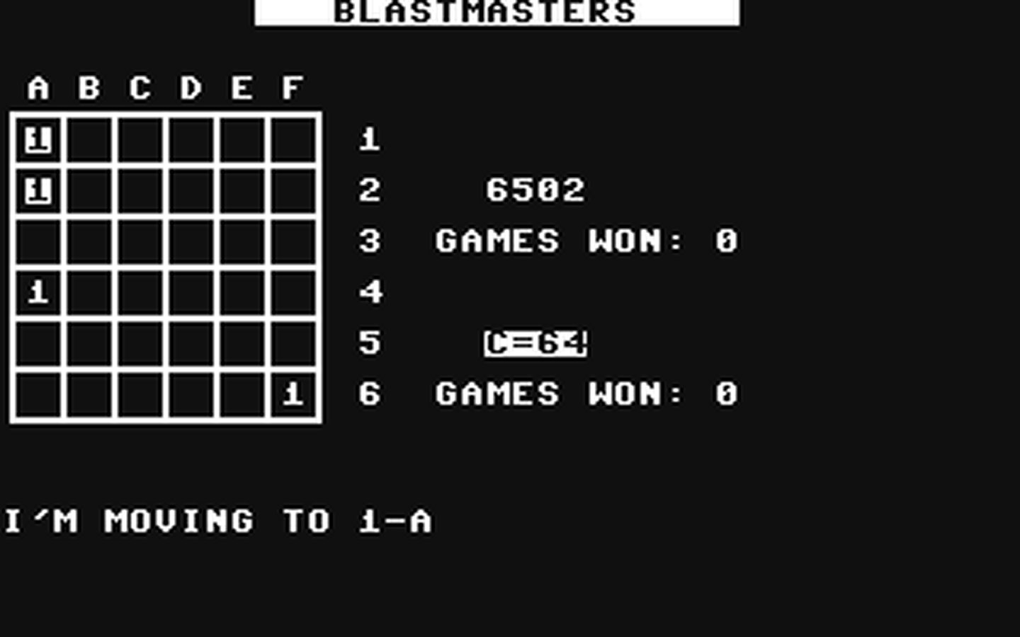 C64 GameBase Blastmasters (Not_Published) 2017