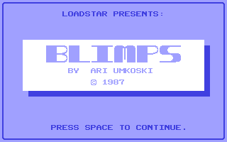 C64 GameBase Blimps Commodore_Magazine,_Inc. 1987