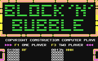 C64 GameBase Block'n'Bubble Markt_&_Technik/64'er 1987