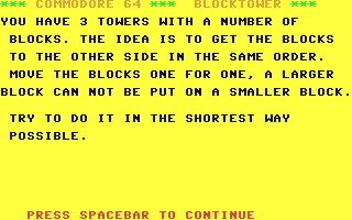 C64 GameBase Blocktower Wicked_Software 1989