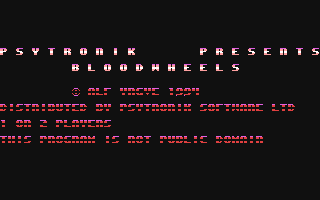 C64 GameBase Bloodwheels Psytronik_Software 1994
