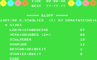 C64 GameBase Blopp Markt_&_Technik/64'er 1991