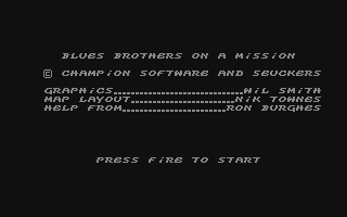 C64 GameBase Blues_Brothers_on_a_Mission Champion_Software 1994