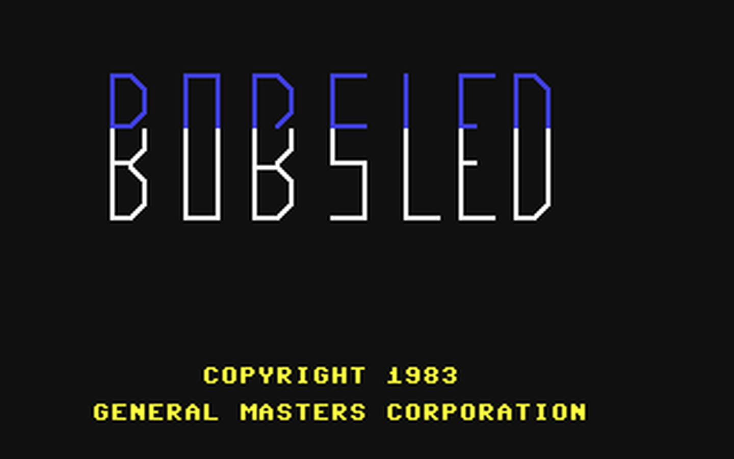 C64 GameBase Bobsled K-Tek/K-Tel_Software_Inc. 1983
