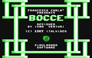 C64 GameBase Bocce Simulmondo 1987