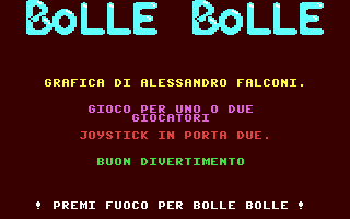 C64 GameBase Bolle_Bolle Edigamma_S.r.l./Super_Game_2000_Nuova_Serie 1987