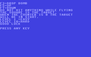 C64 GameBase Bomb_Run Robtek_Ltd. 1986