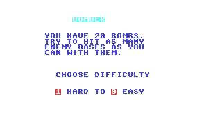 C64 GameBase Bomber Robert_J._Brady_Co. 1984