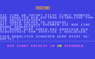 C64 GameBase Bomber Vogel-Verlag_KG/CHIP 1983