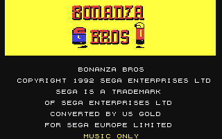 C64 GameBase Bonanza_Bros US_Gold/SEGA 1992