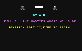 C64 GameBase Bong (Public_Domain) 1986