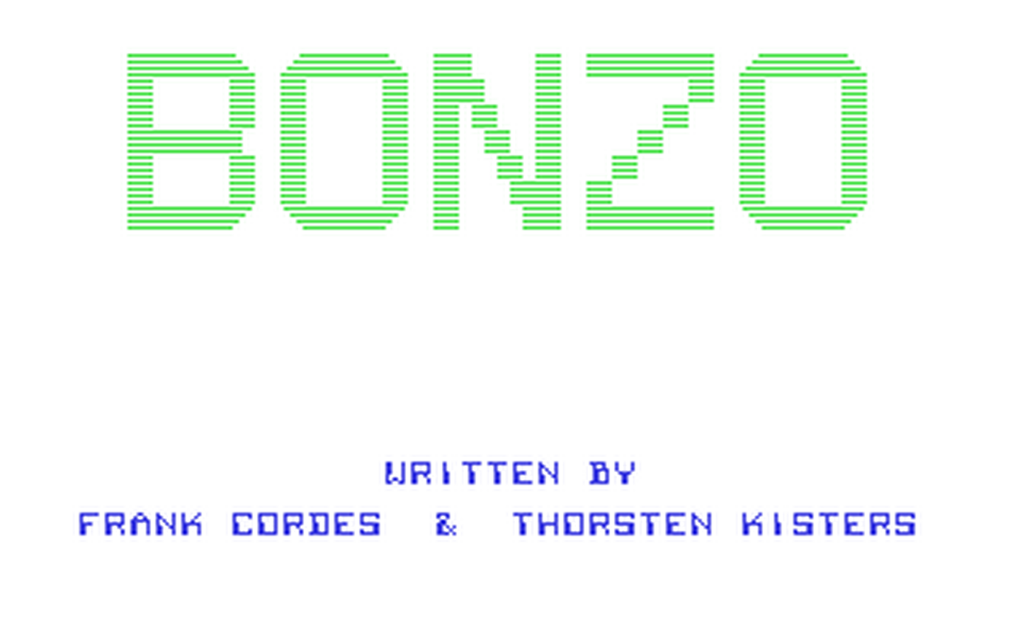 C64 GameBase Bonzo Audiogenic_Software_Ltd. 1984