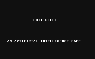 C64 GameBase Botticelli Krell_Software_Corp. 1983