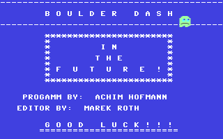 C64 GameBase Boulder_Dash_in_the_Future (Not_Published) 1994