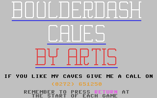 C64 GameBase Boulderdash_Caves (Not_Published)