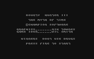 C64 GameBase Bounty_Hunter_III_-_The_Myth_of_Time Champion_Software 1992