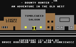 C64 GameBase Bounty_Hunter Victory_Software 1984