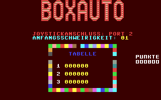 C64 GameBase Boxauto Sonnenverlag 1985