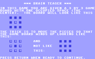 C64 GameBase Brain_Teaser Datamost,_Inc. 1984