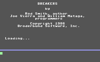 C64 GameBase Breakers Broderbund/Synapse_Software 1986