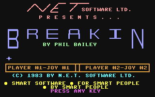 C64 GameBase Breakin NET_Software_Ltd. 1983