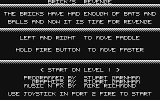 C64 GameBase Brick's_Revenge Bitmap_Soft_ 2020