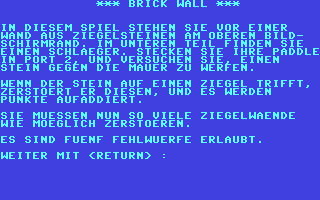 C64 GameBase Brick_Wall