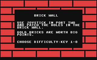 C64 GameBase Brick_the_Wall COMPUTE!_Publications,_Inc. 1987