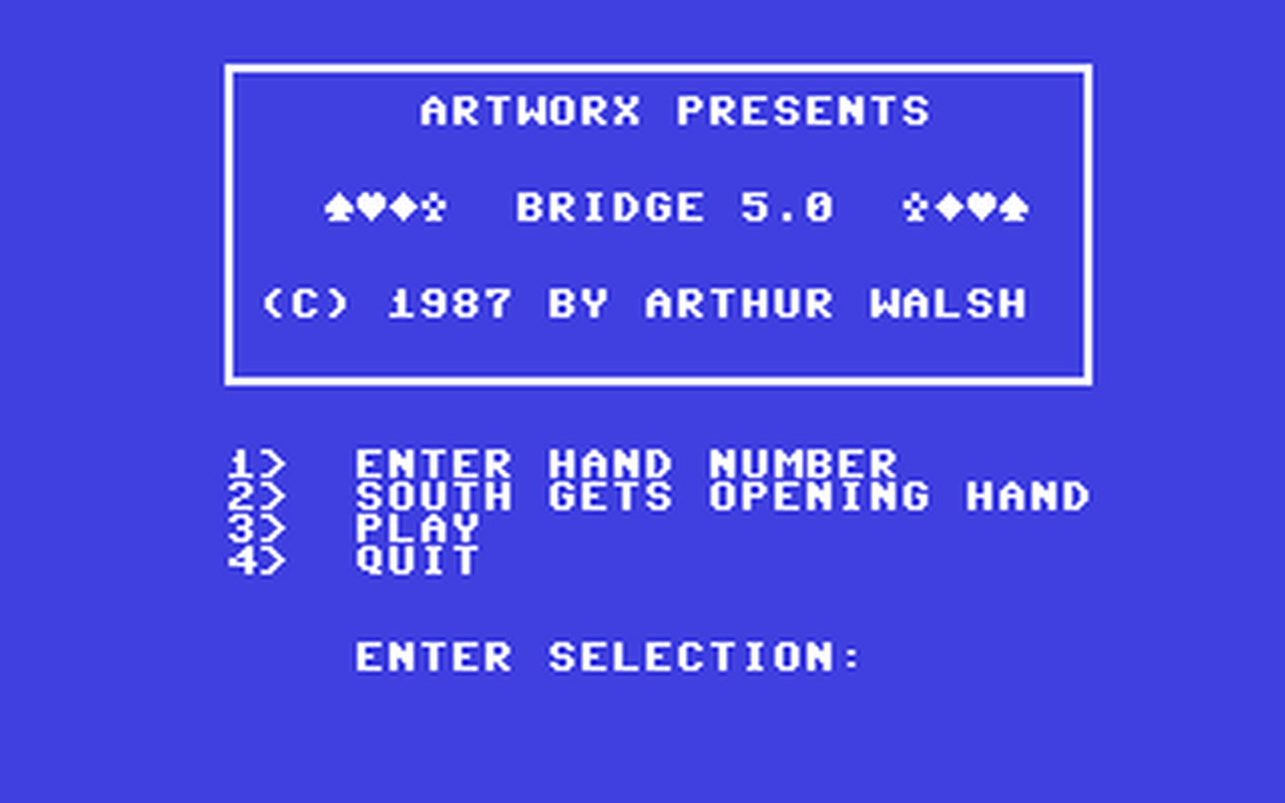 C64 GameBase Bridge_5.0 Artworx_Software_Company 1987