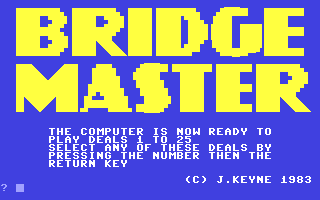 C64 GameBase Bridge_Master Bridge_Master 1984