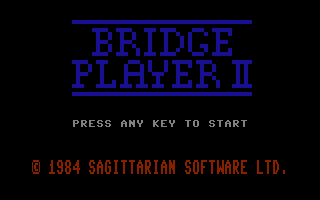 C64 GameBase Bridge_Player_II Sagittarian_Software_Ltd. 1984