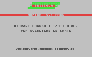 C64 GameBase Briscola Mantra_Software 1984