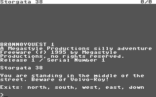 C64 GameBase Bronnoyquest (Public_Domain) 1995