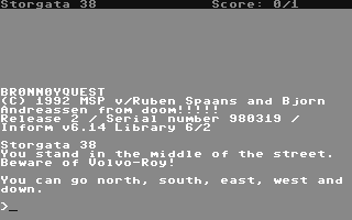 C64 GameBase Bronnoyquest (Public_Domain) 1995