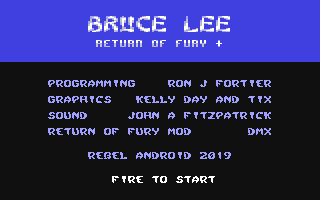 C64 GameBase Bruce_Lee_-_Duology (Not_Published) 2019