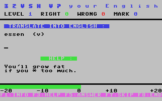 C64 GameBase Brush_Up_Your_English_II Data_Becker_GmbH 1984