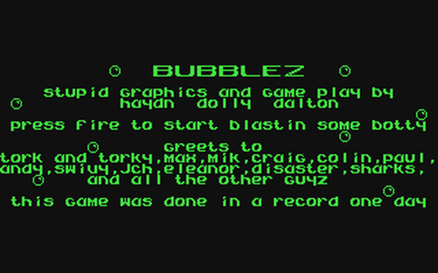 C64 GameBase Bubblez (Created_with_SEUCK) 1988