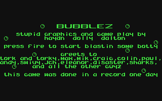 C64 GameBase Bubblez (Created_with_SEUCK) 1988