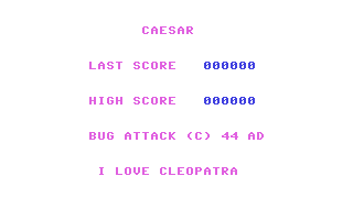C64 GameBase Bug_Attack