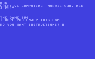C64 GameBase Bug Creative_Computing 1978