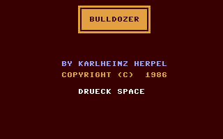 C64 GameBase Bulldozer (Not_Published) 1986