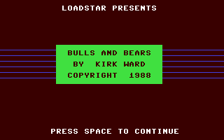 C64 GameBase Bulls_and_Bears Commodore_Magazine,_Inc. 1988