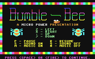C64 GameBase Bumble-Bee Micro_Power 1984